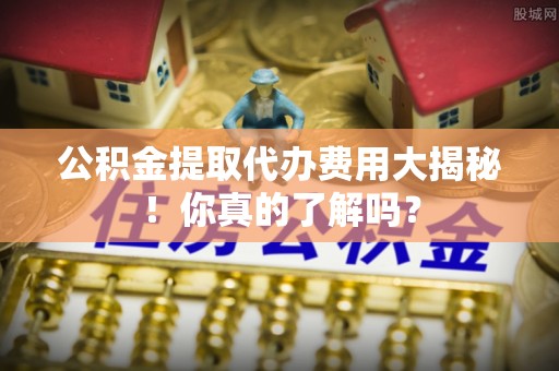 宜君公积金提取代办费用大揭秘！你真的了解吗？