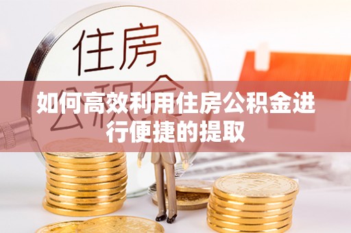 宜君如何高效利用住房公积金进行便捷的提取