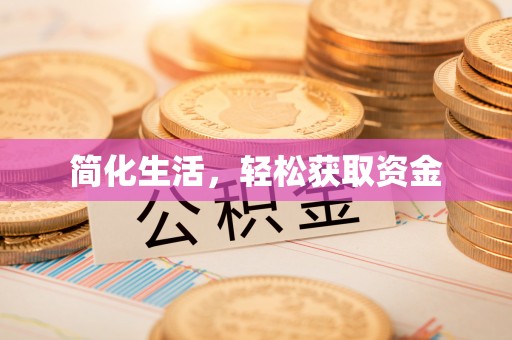 宜君简化生活，轻松获取资金